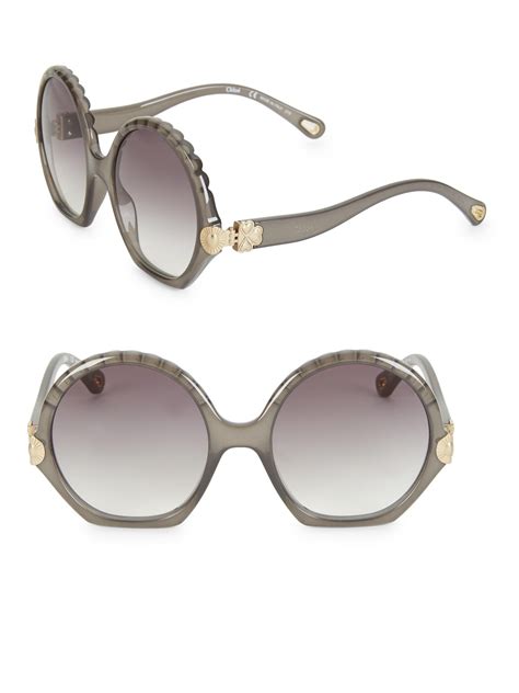 chloe sunglasses ebay|oversized 56mm round sunglasses chloe.